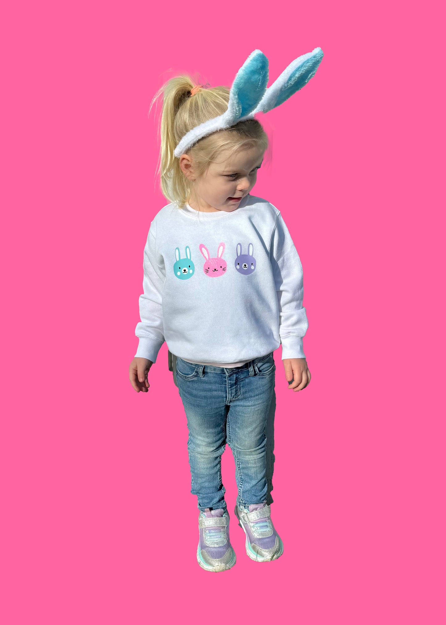 Kids Triple Bunny Sweatshirt