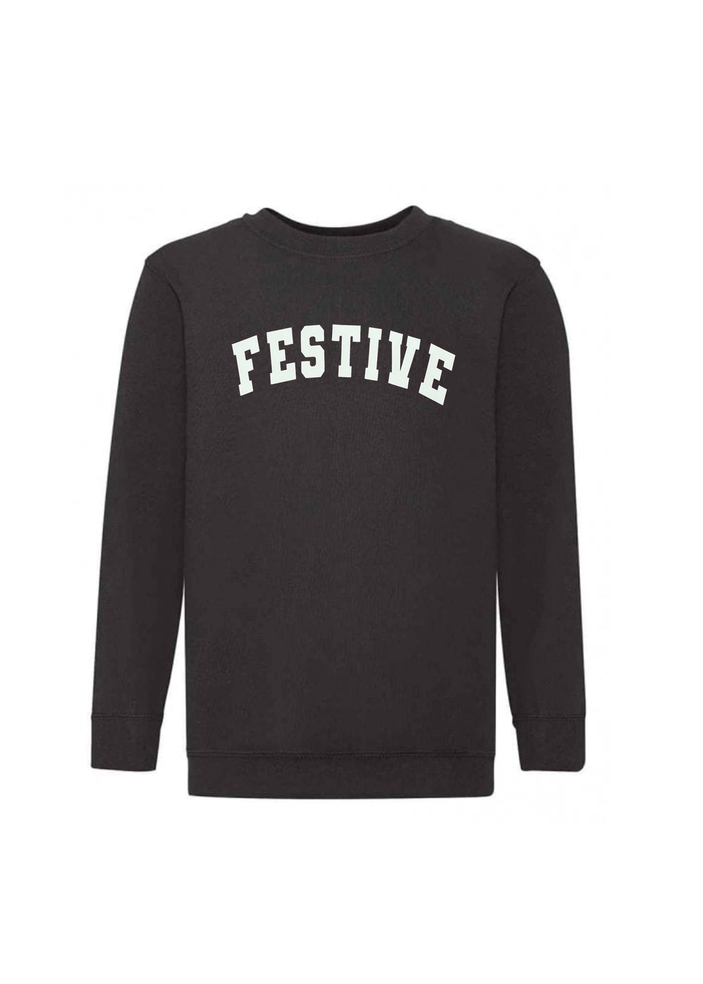 Adult Festive Varsity Sweatshirt