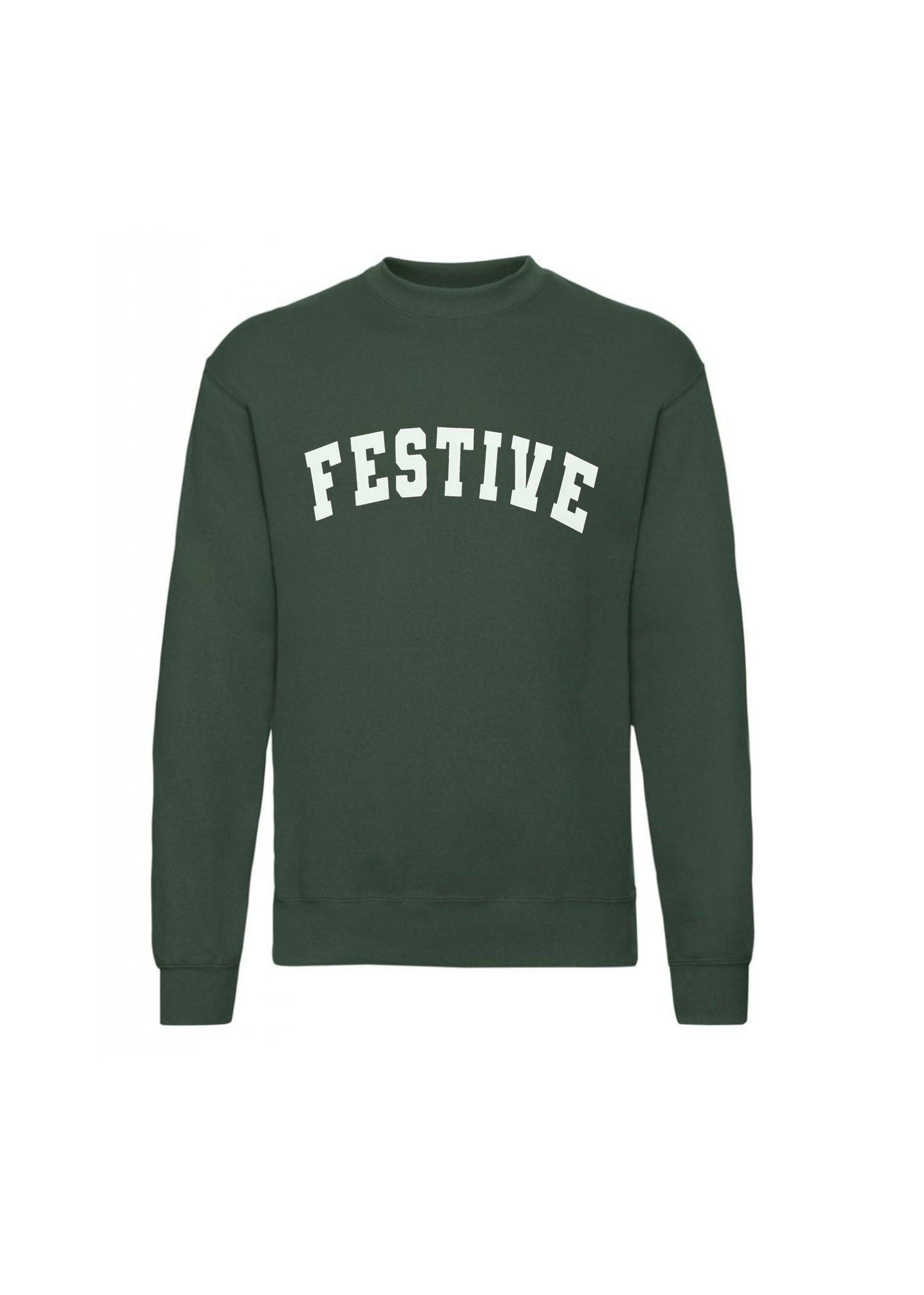 Adult Festive Varsity Sweatshirt