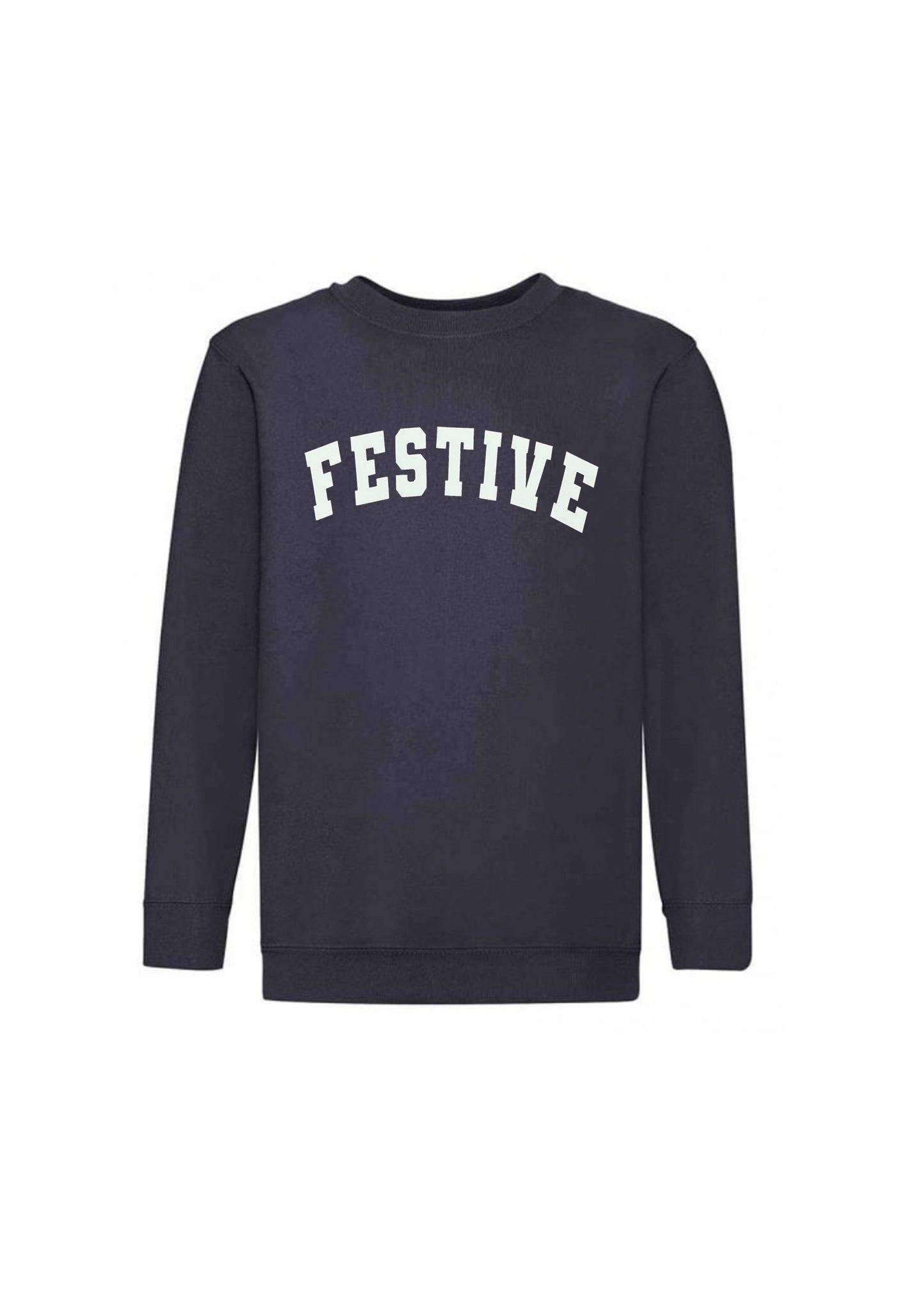 Adult Festive Varsity Sweatshirt
