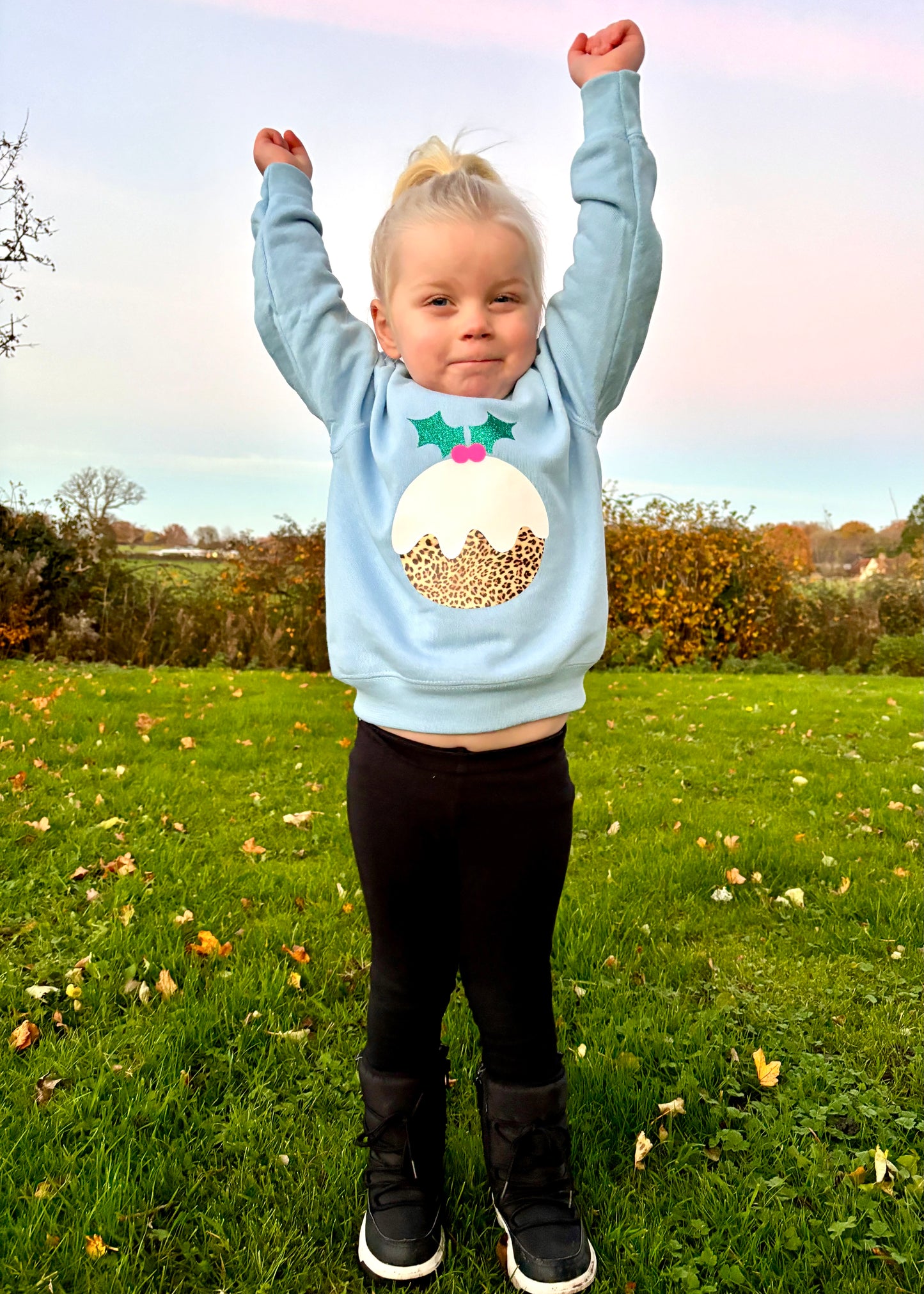 Kids Christmas Pudding Sweatshirt