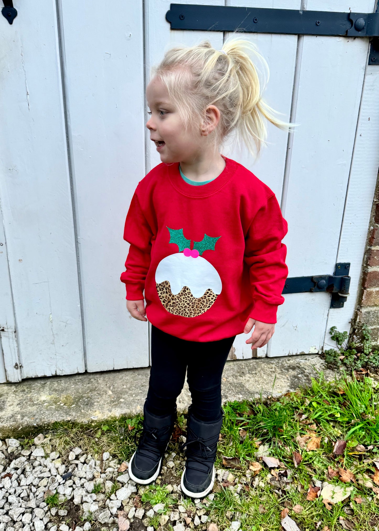 Kids Christmas Pudding Sweatshirt