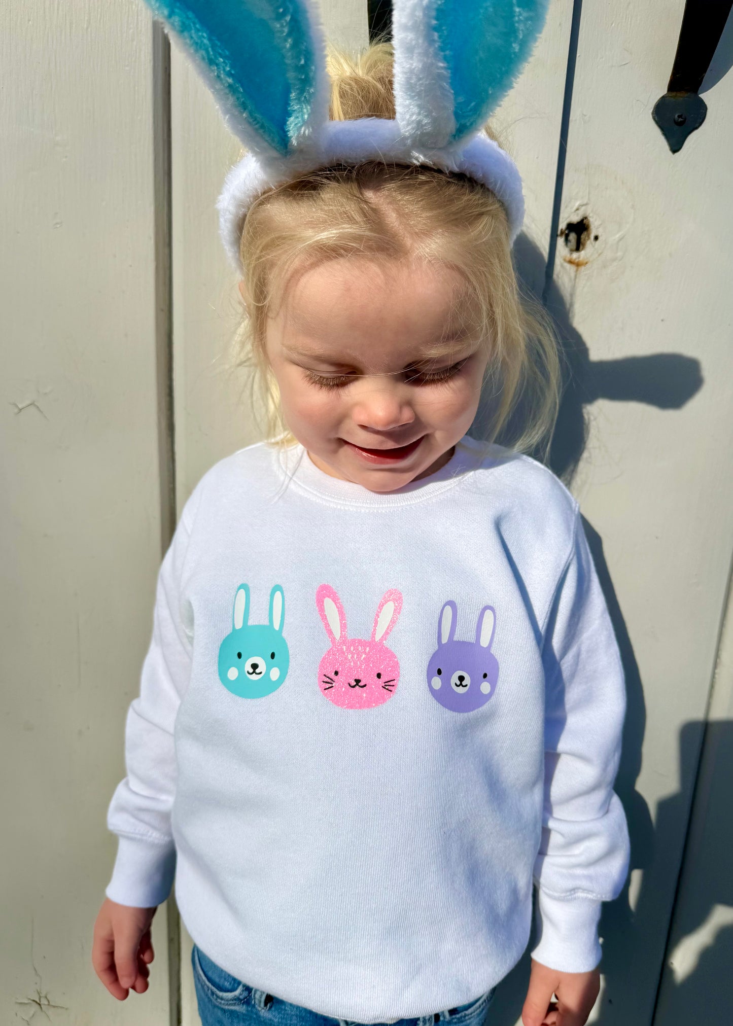 Kids Triple Bunny Sweatshirt