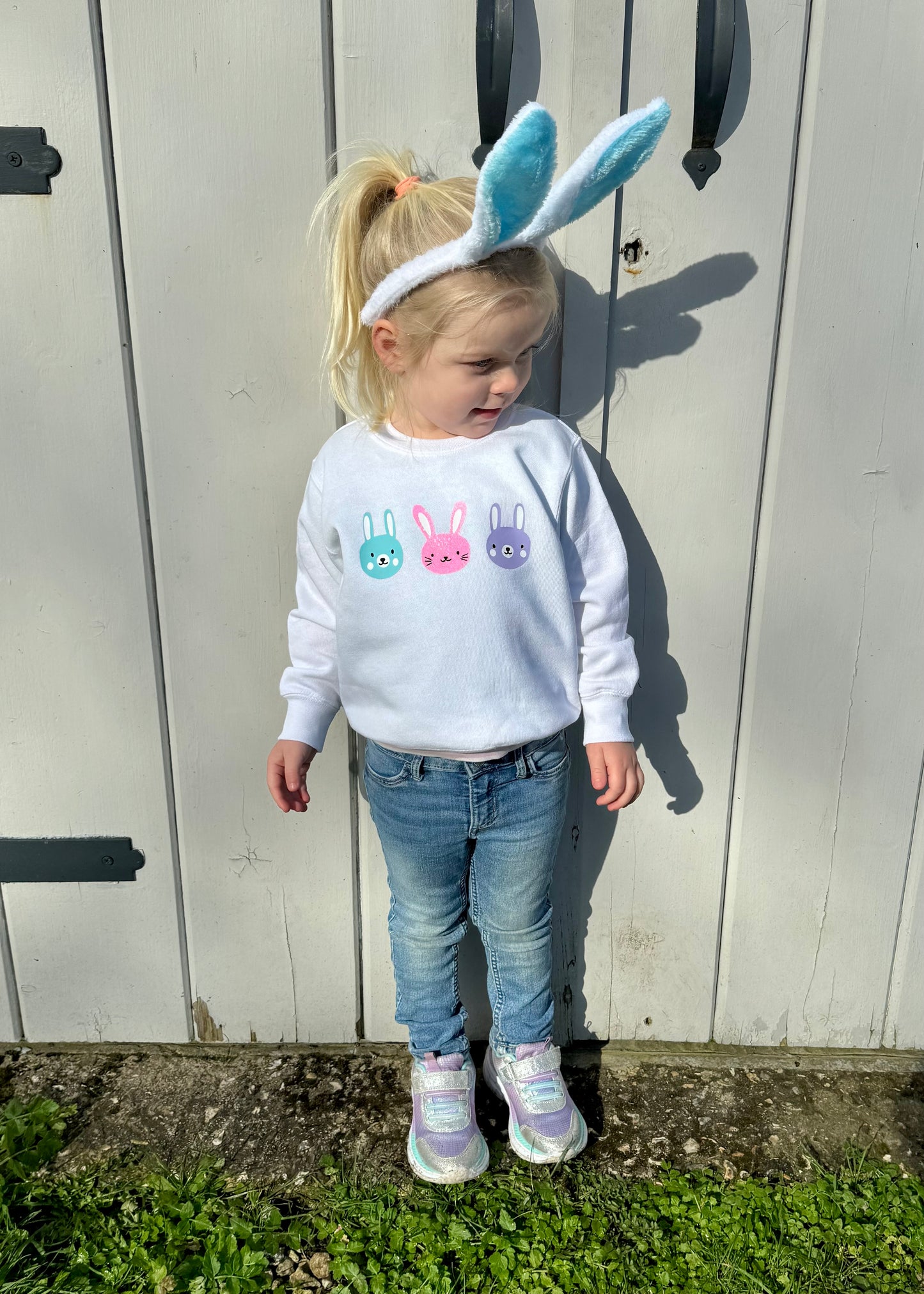 Kids Triple Bunny Sweatshirt