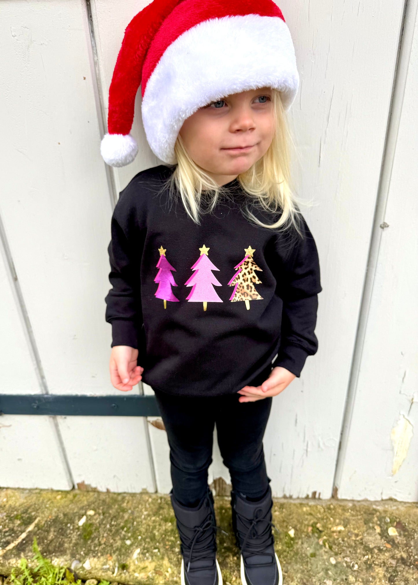 Adult Three Christmas Tree Sweatshirt