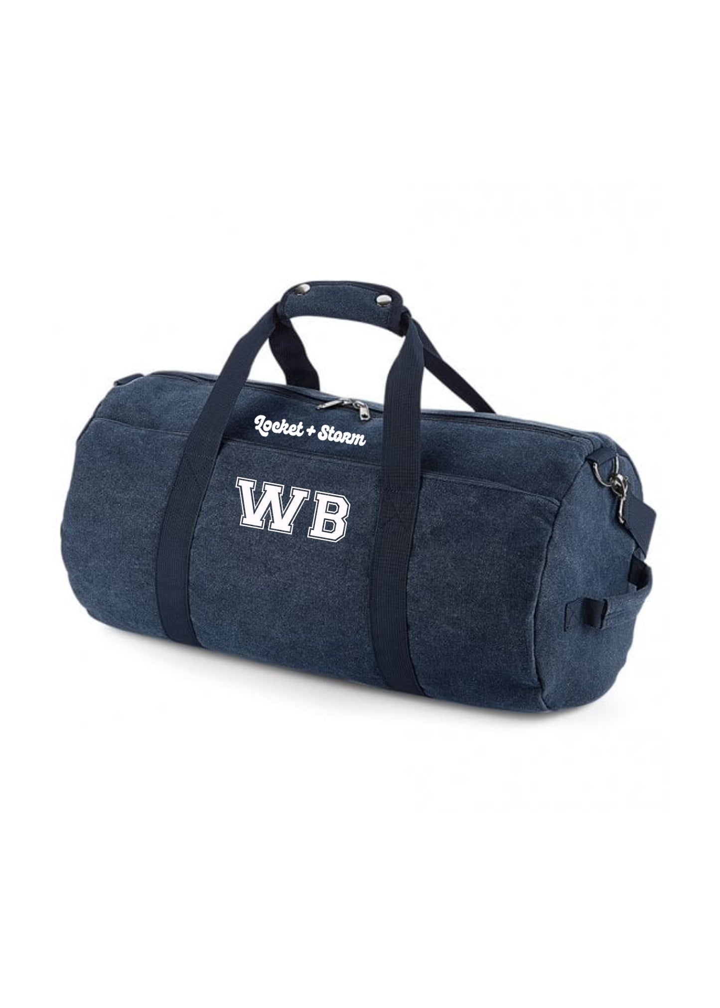 Personalised Vintage Barrel Bag