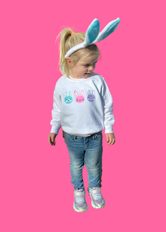 Kids Triple Bunny Sweatshirt