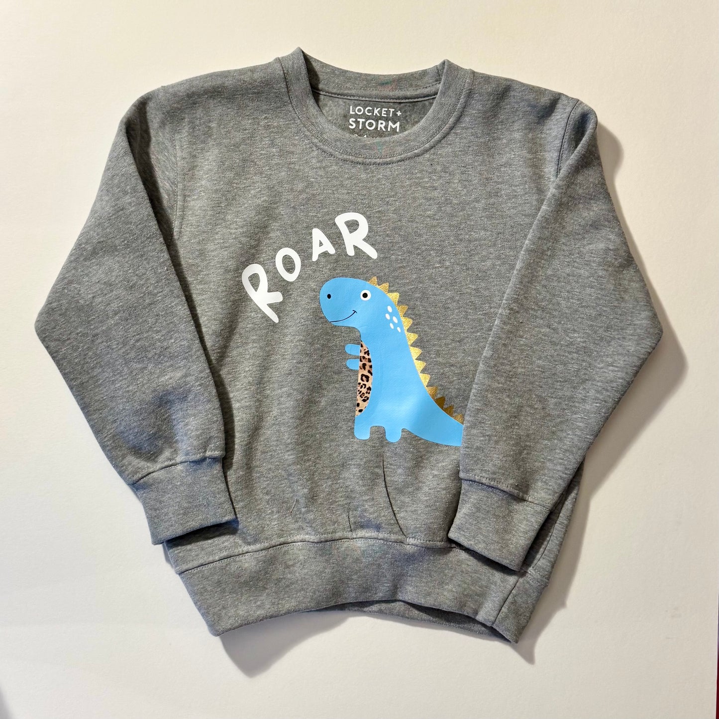 SALE Kids Dinosaur Sweatshirt - 3-4 years
