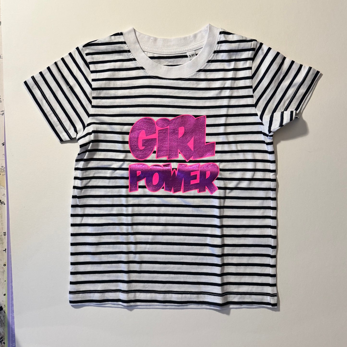 SALE Kids Girl Power T-Shirt - 3-4 years