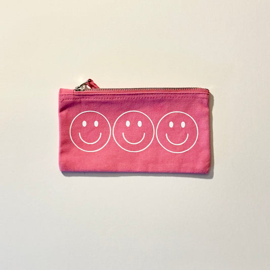 SALE Smiley Face Pouch