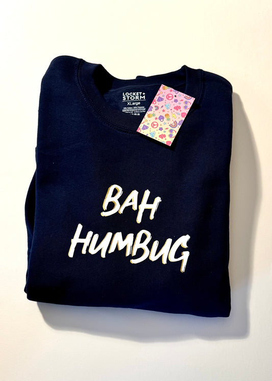 SALE Adult Bah Humbug Sweatshirt - Extra Large