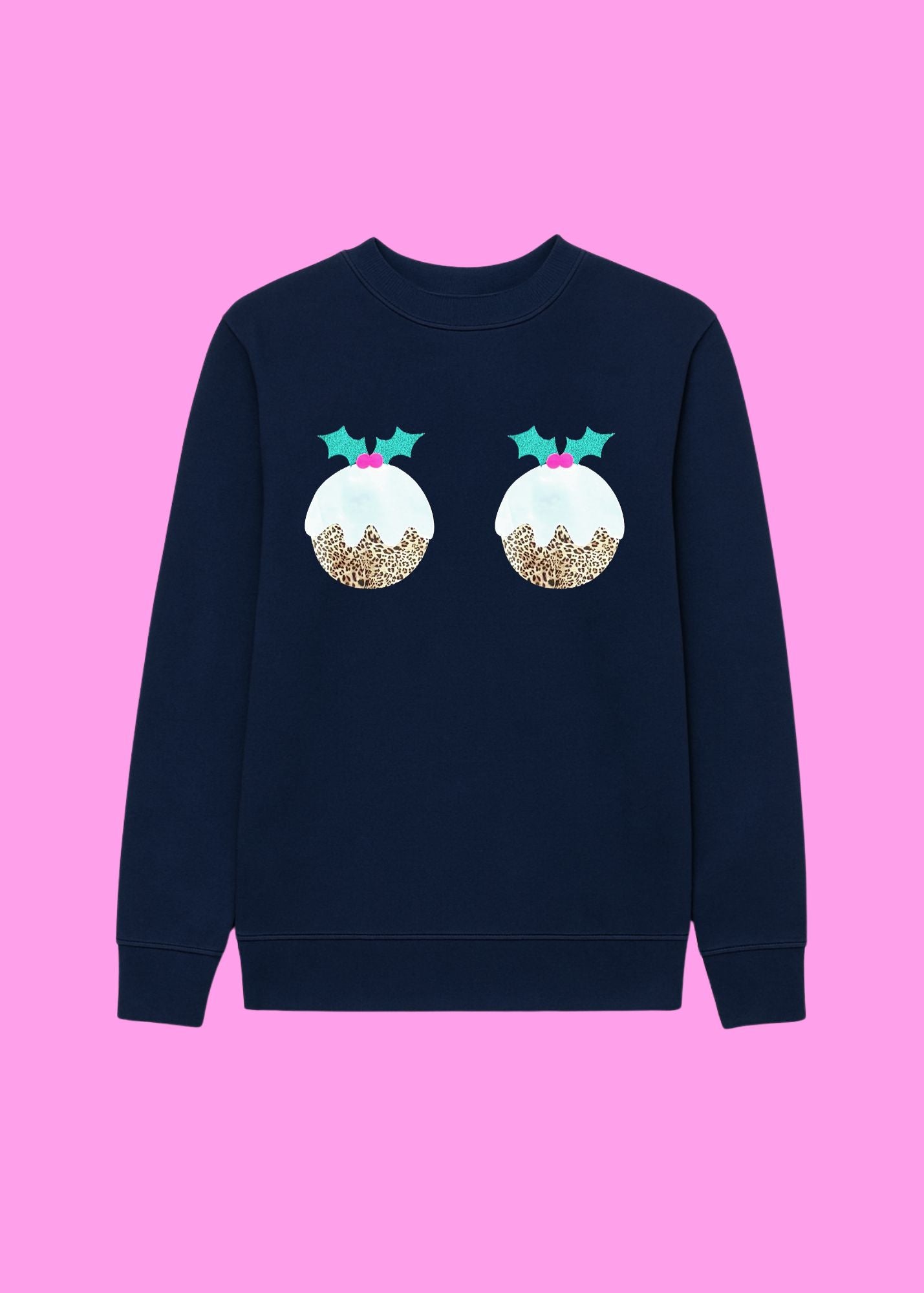 Adult Cheeky Christmas Pudding Sweatshirt