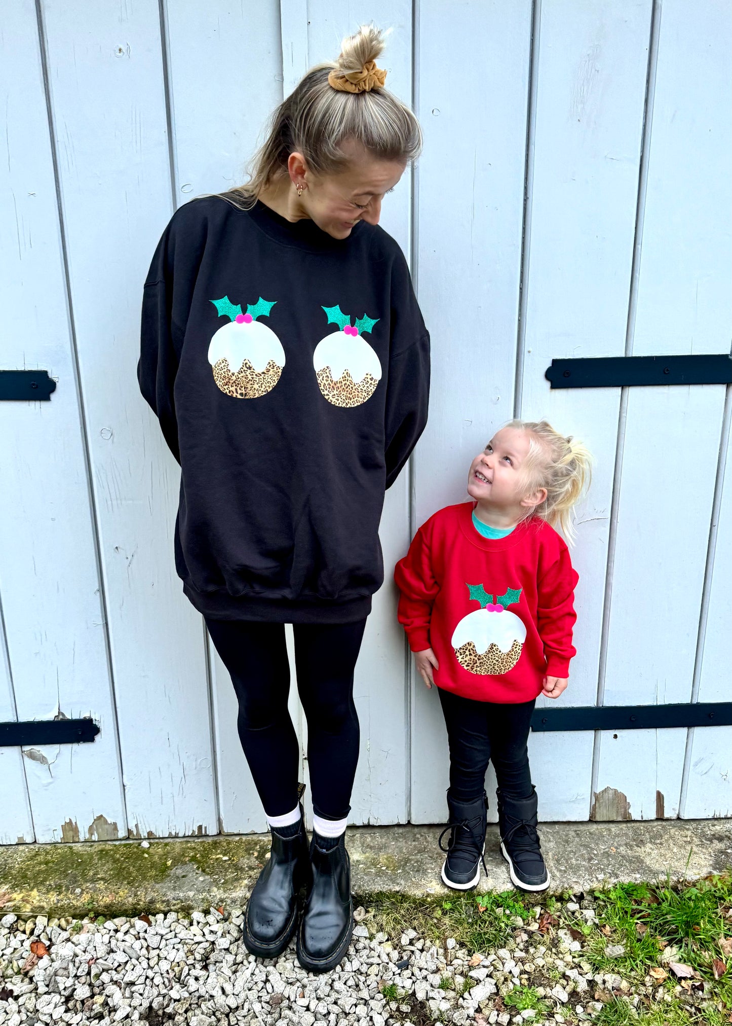 Adult Cheeky Christmas Pudding Sweatshirt