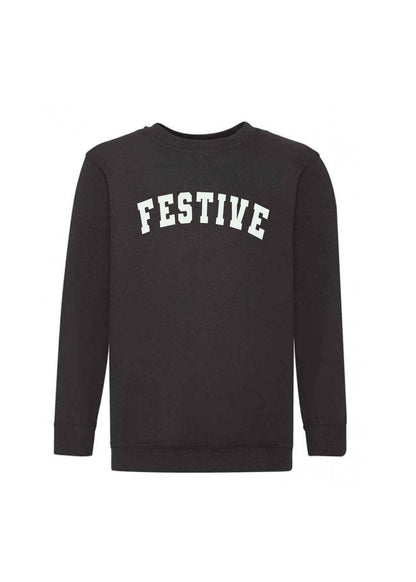 Adult Festive Varsity Sweatshirt