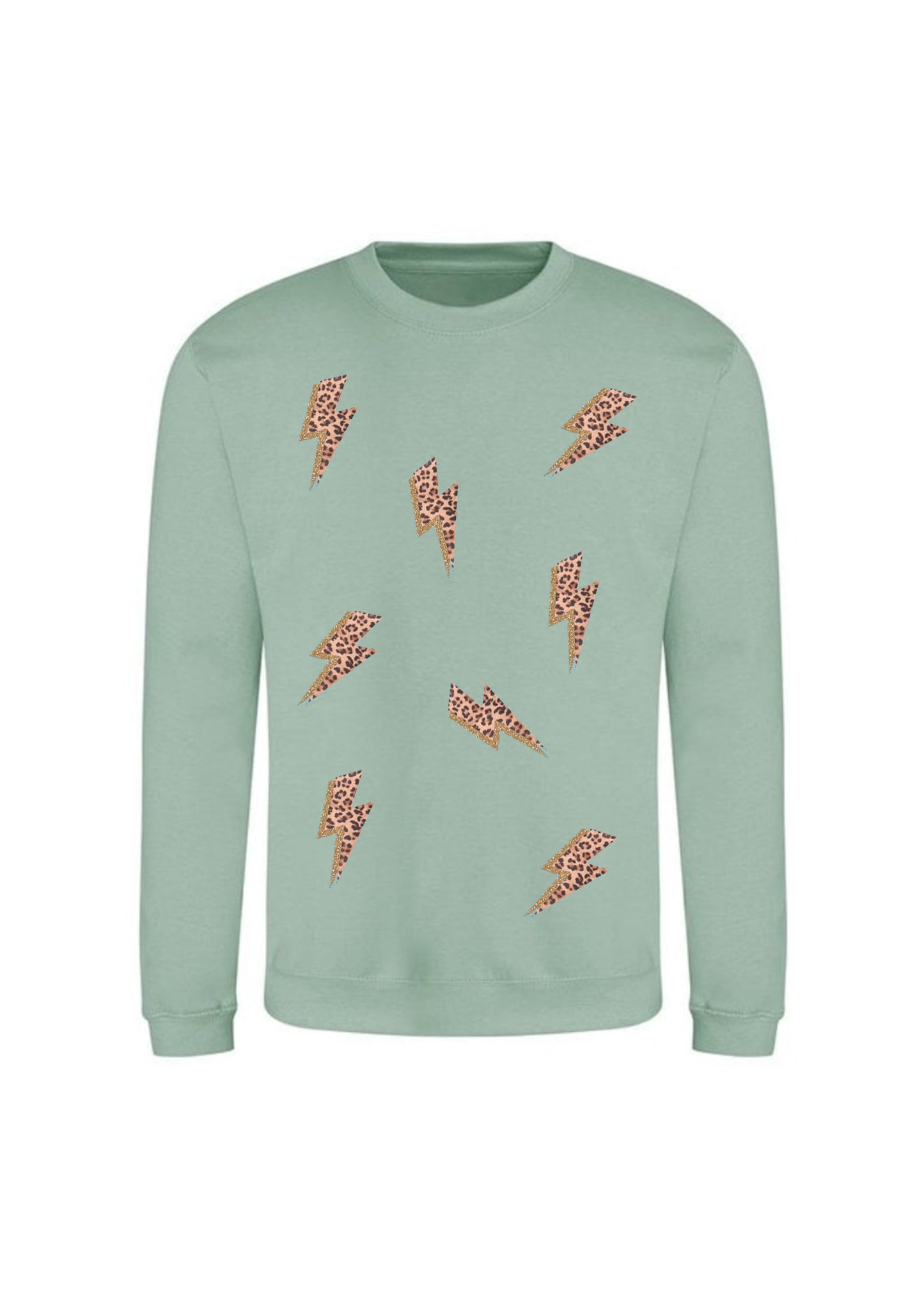 Kids Leopard Lightening Bolt Sweatshirt