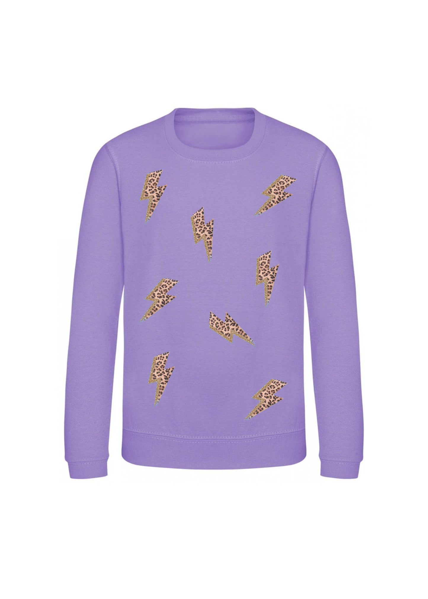 Kids Leopard Lightening Bolt Sweatshirt