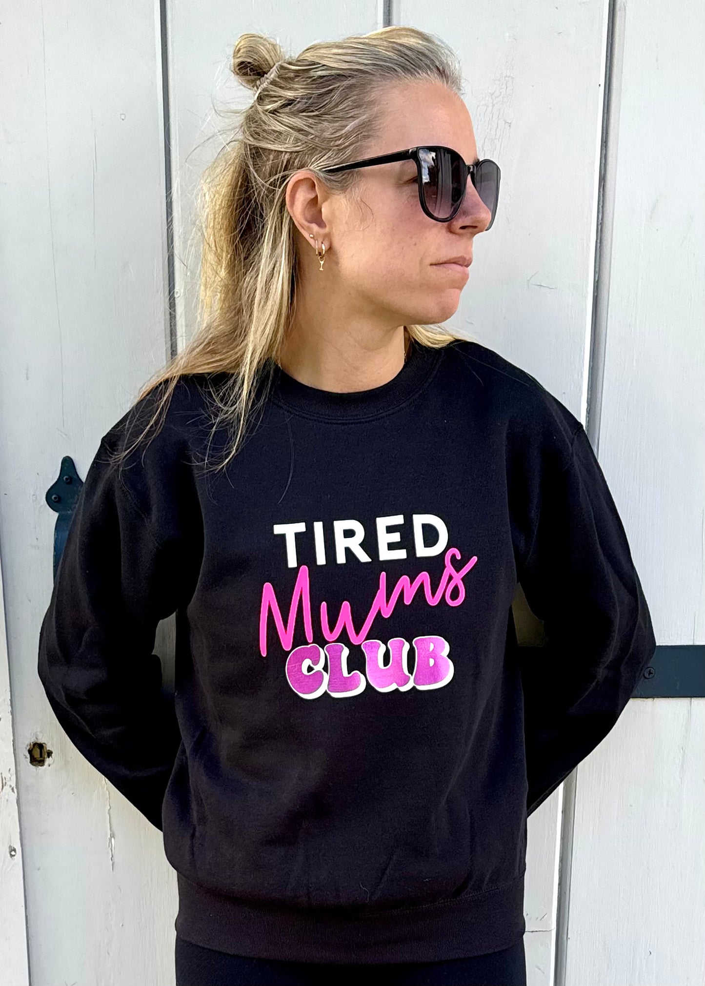 Adult Tired Mums Club Sweatshirt