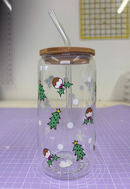 Christmas Iced Coffee Cup