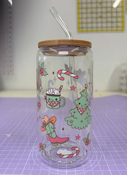 Christmas Iced Coffee Cup