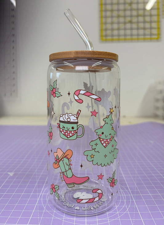 Christmas Iced Coffee Cup