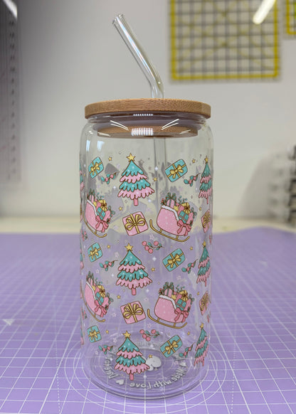 Christmas Iced Coffee Cup