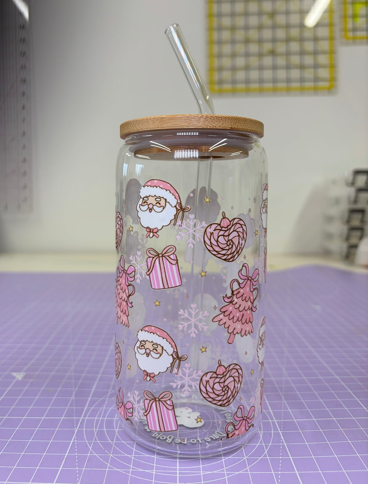 Christmas Iced Coffee Cup