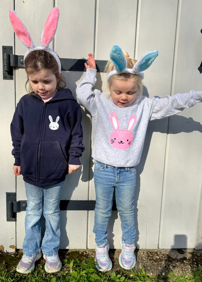 Kids Glitter Bunny Sweatshirt