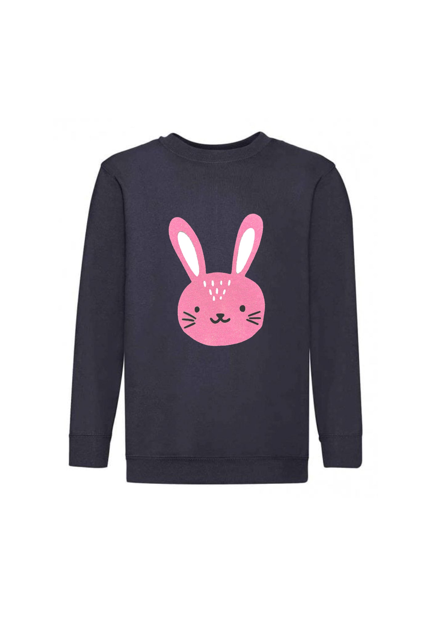 Kids Glitter Bunny Sweatshirt