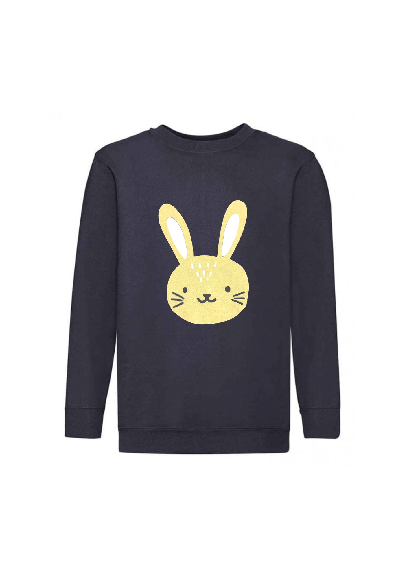 Kids Glitter Bunny Sweatshirt
