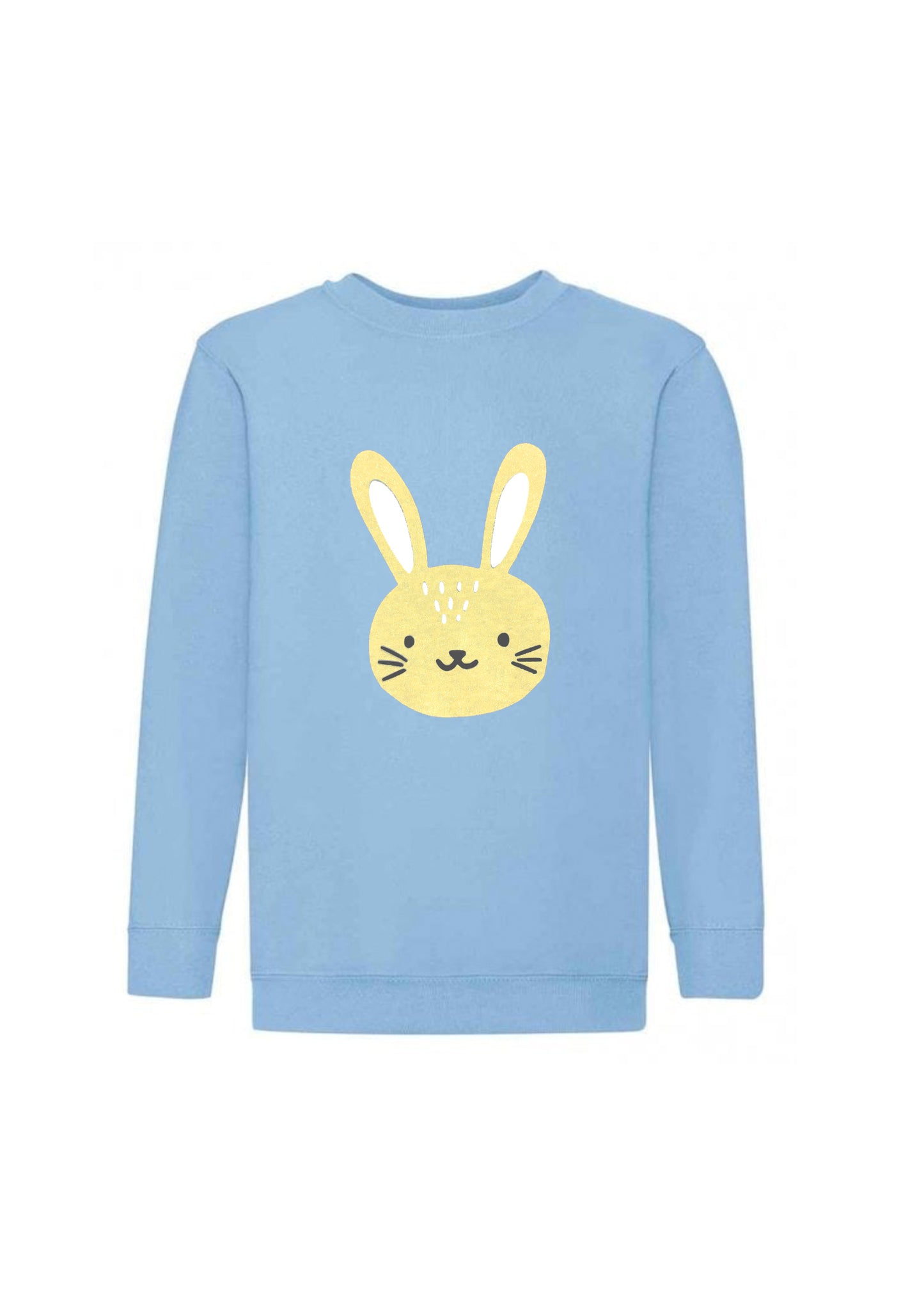 Kids Glitter Bunny Sweatshirt