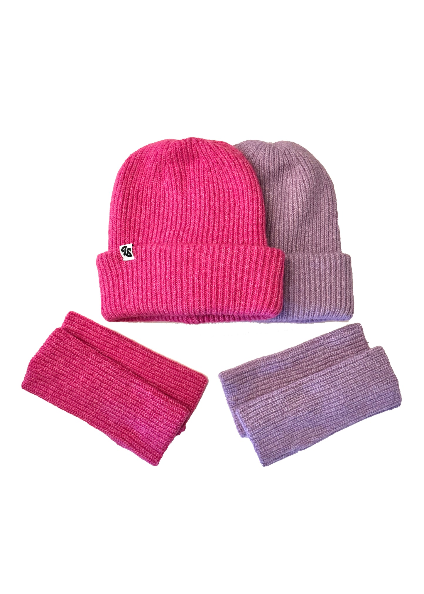 Adult Pink Thick Beanie