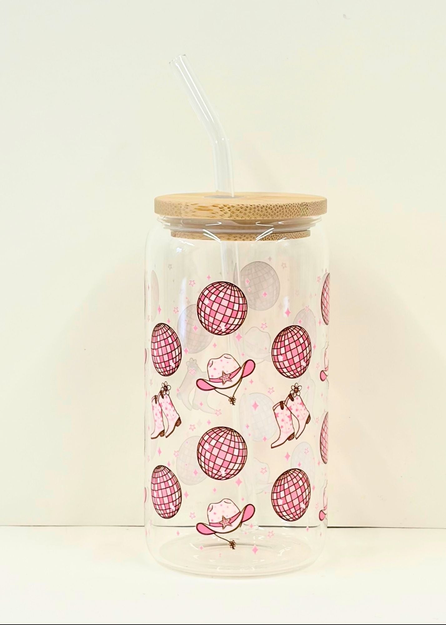 Disco Cowgirl Iced Coffee Cup