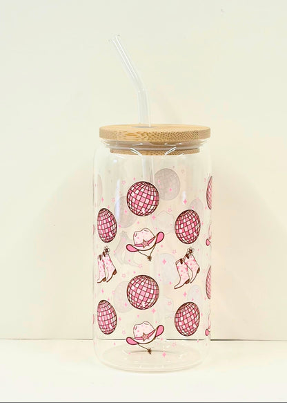 Disco Cowgirl Iced Coffee Cup