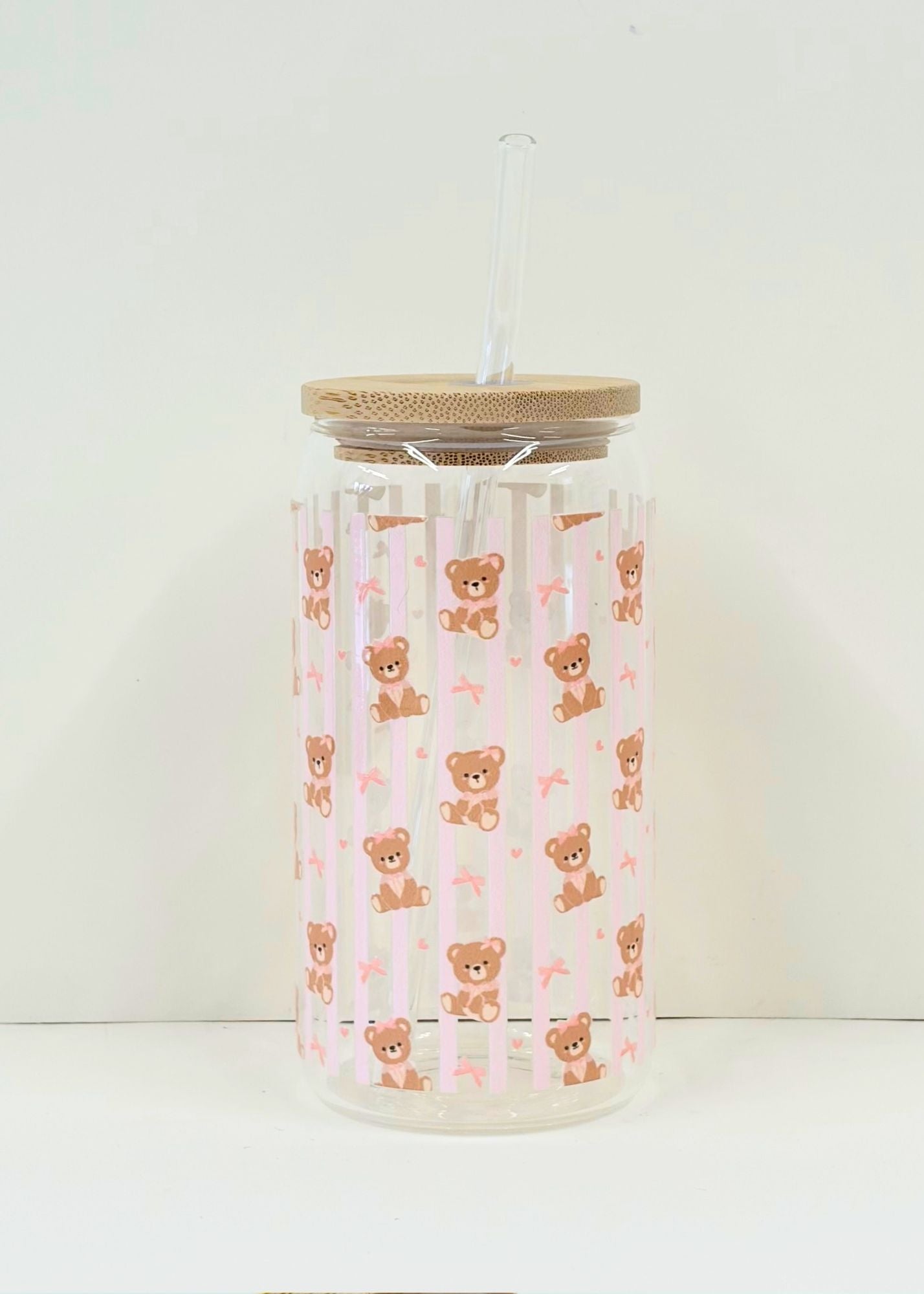 Teddy Bear Iced Coffee Cup