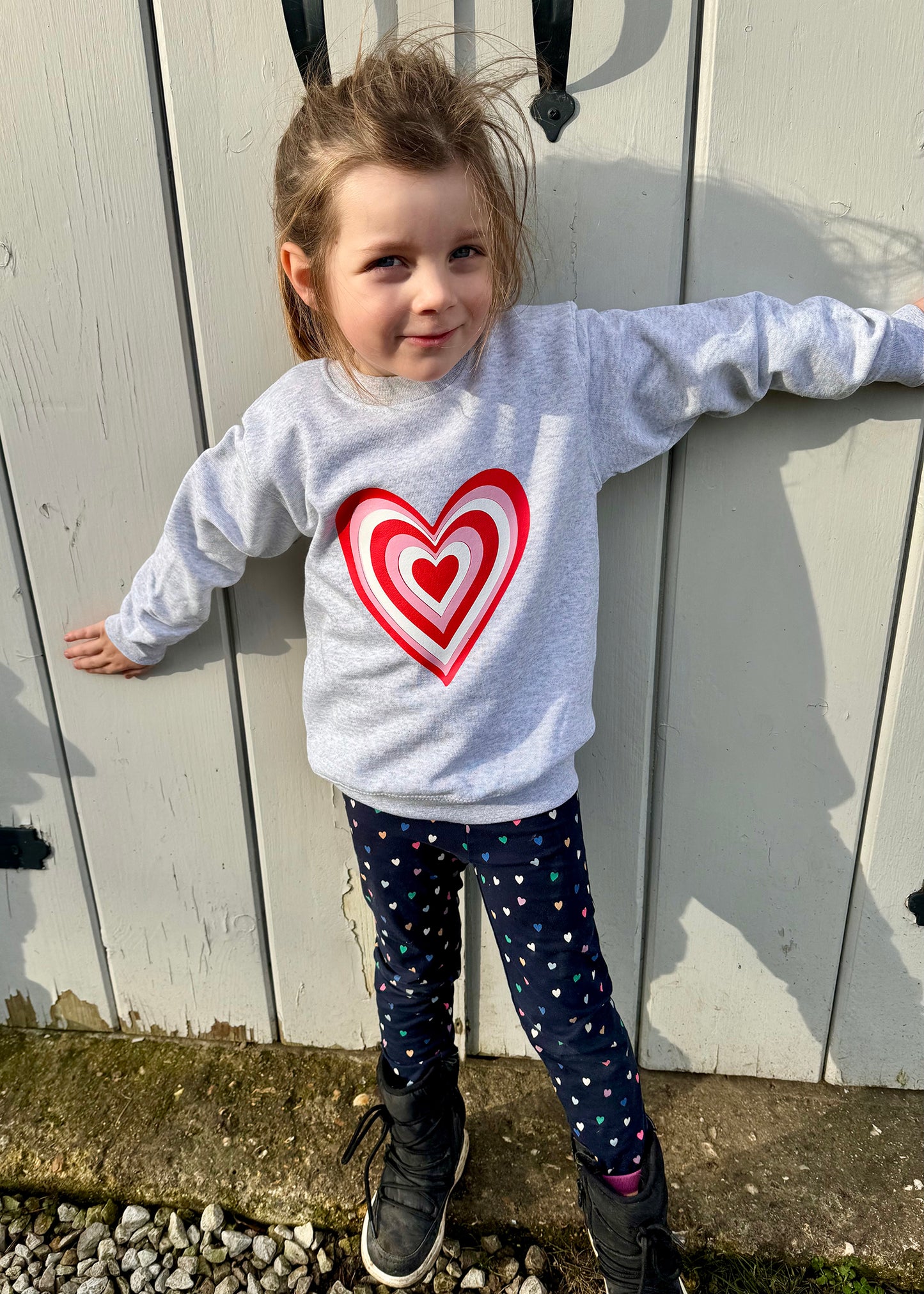 Kids Big Heart Sweatshirt
