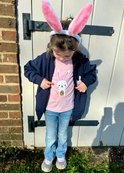 Kids Bunny Zip Up Hoodie