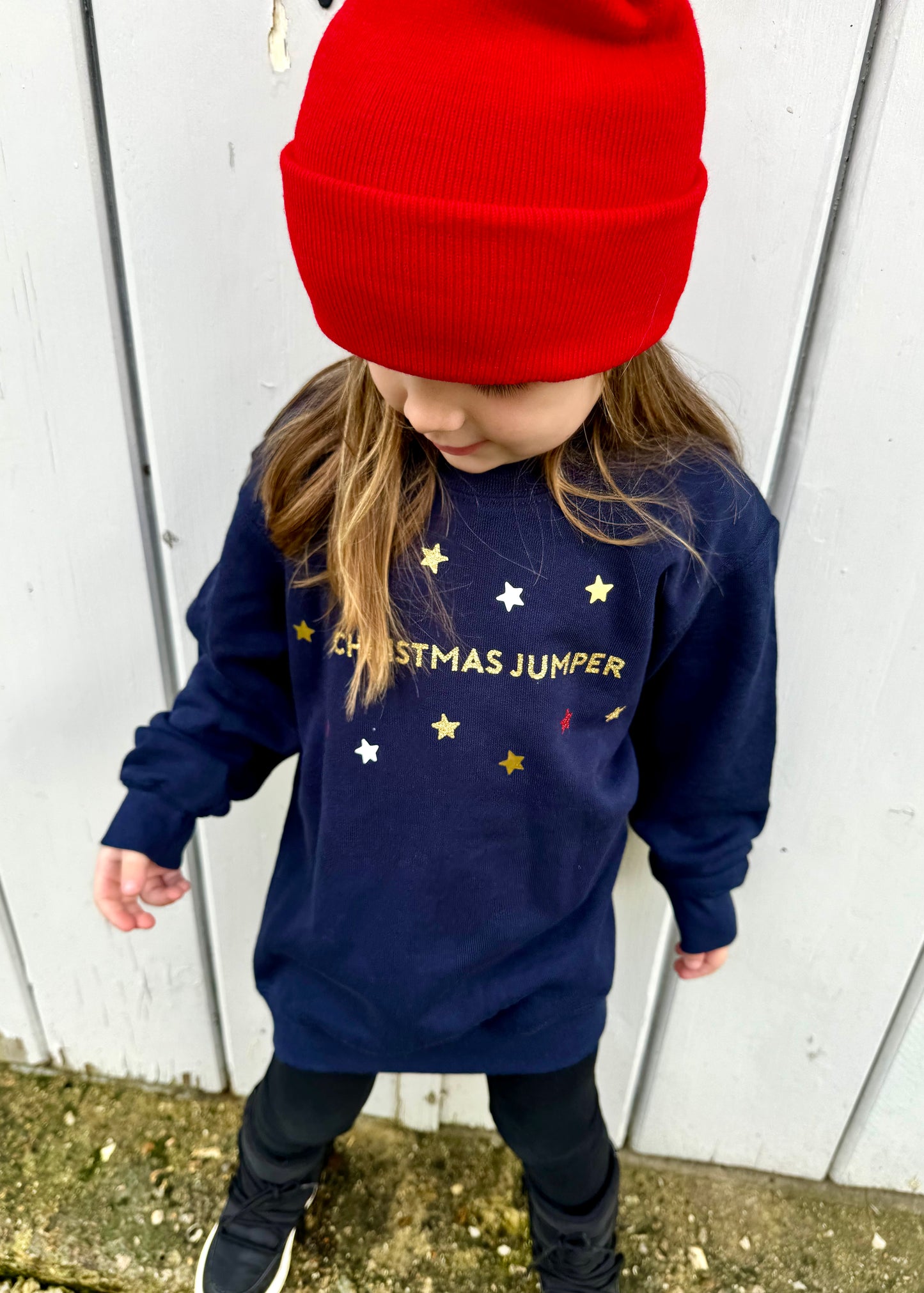 Kids Christmas Jumper Slogan Sweatshirt