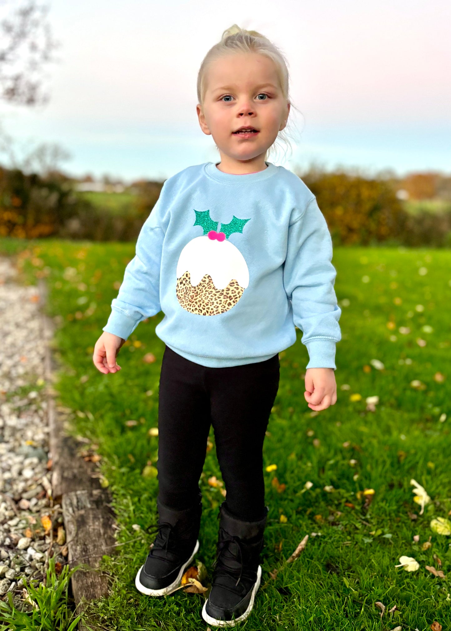 Kids Christmas Pudding Sweatshirt