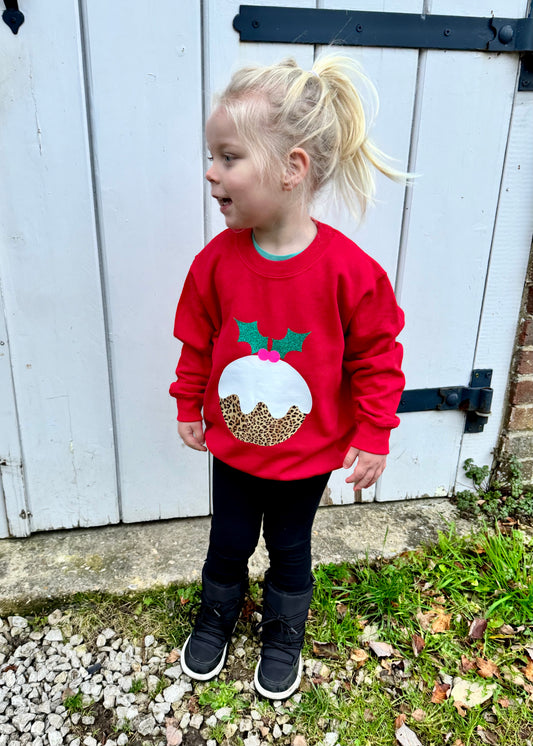Kids Christmas Pudding Sweatshirt