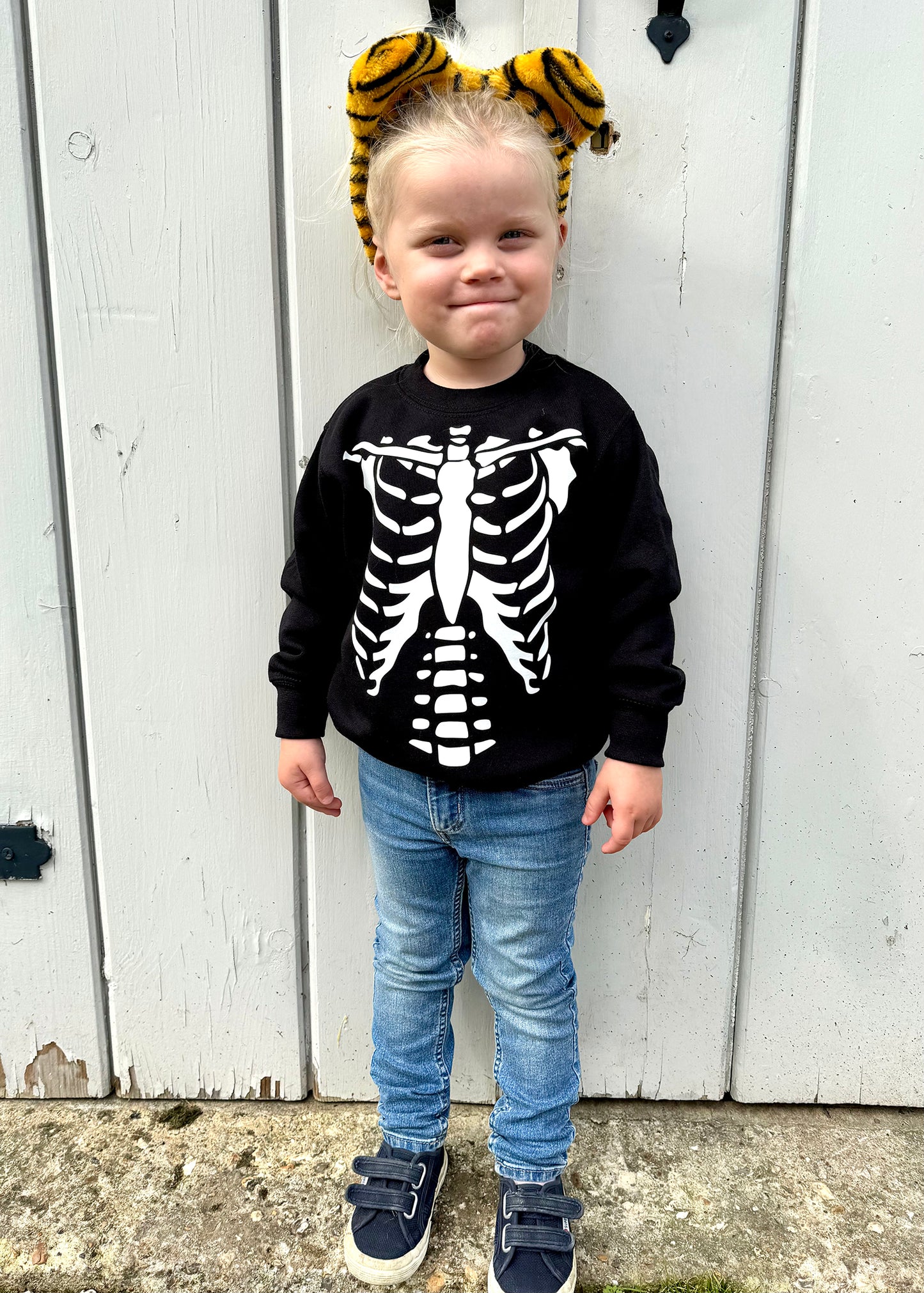 SALE Kids Skeleton Sweatshirt - 3-4 years