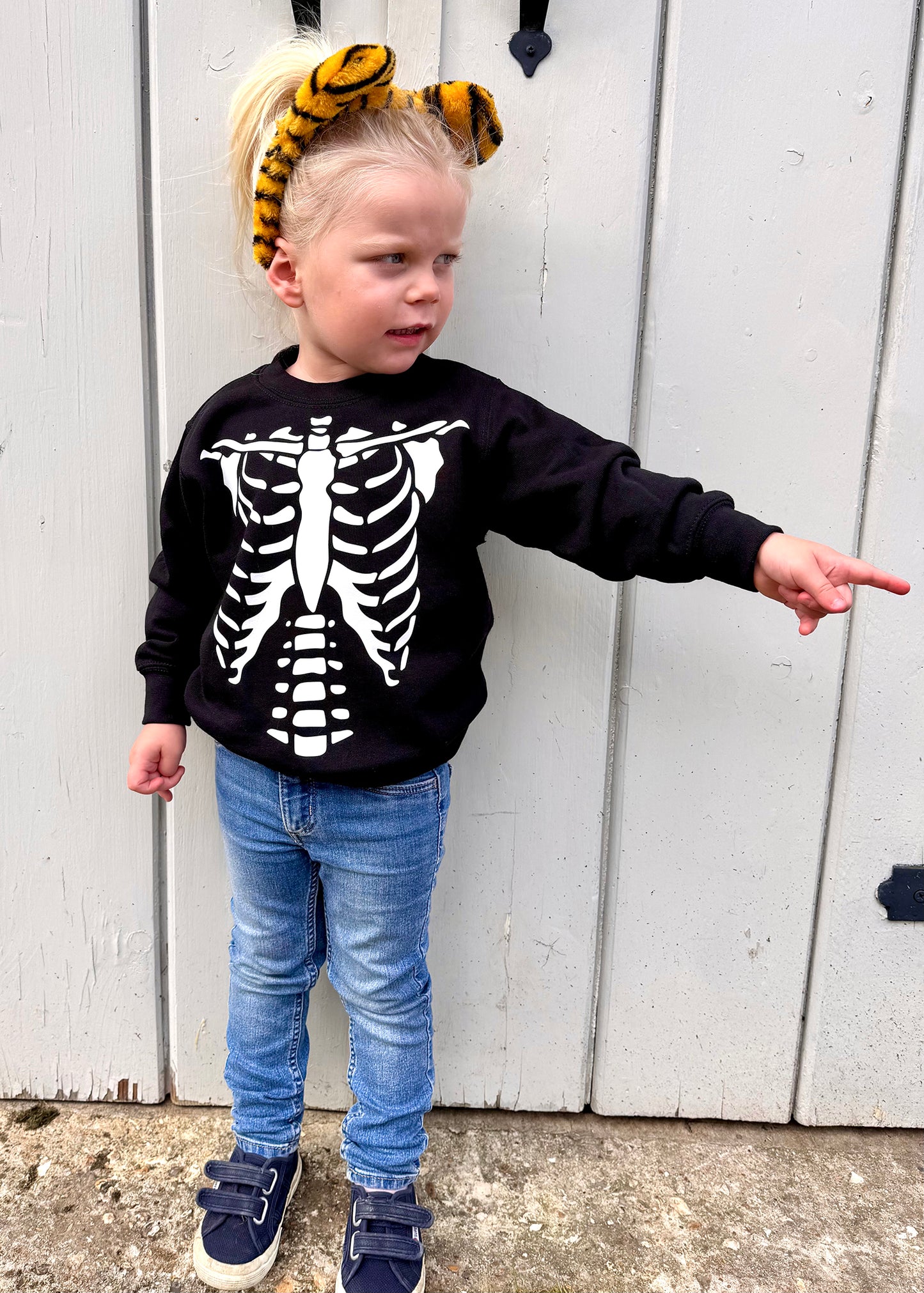SALE Kids Skeleton Sweatshirt - 3-4 years