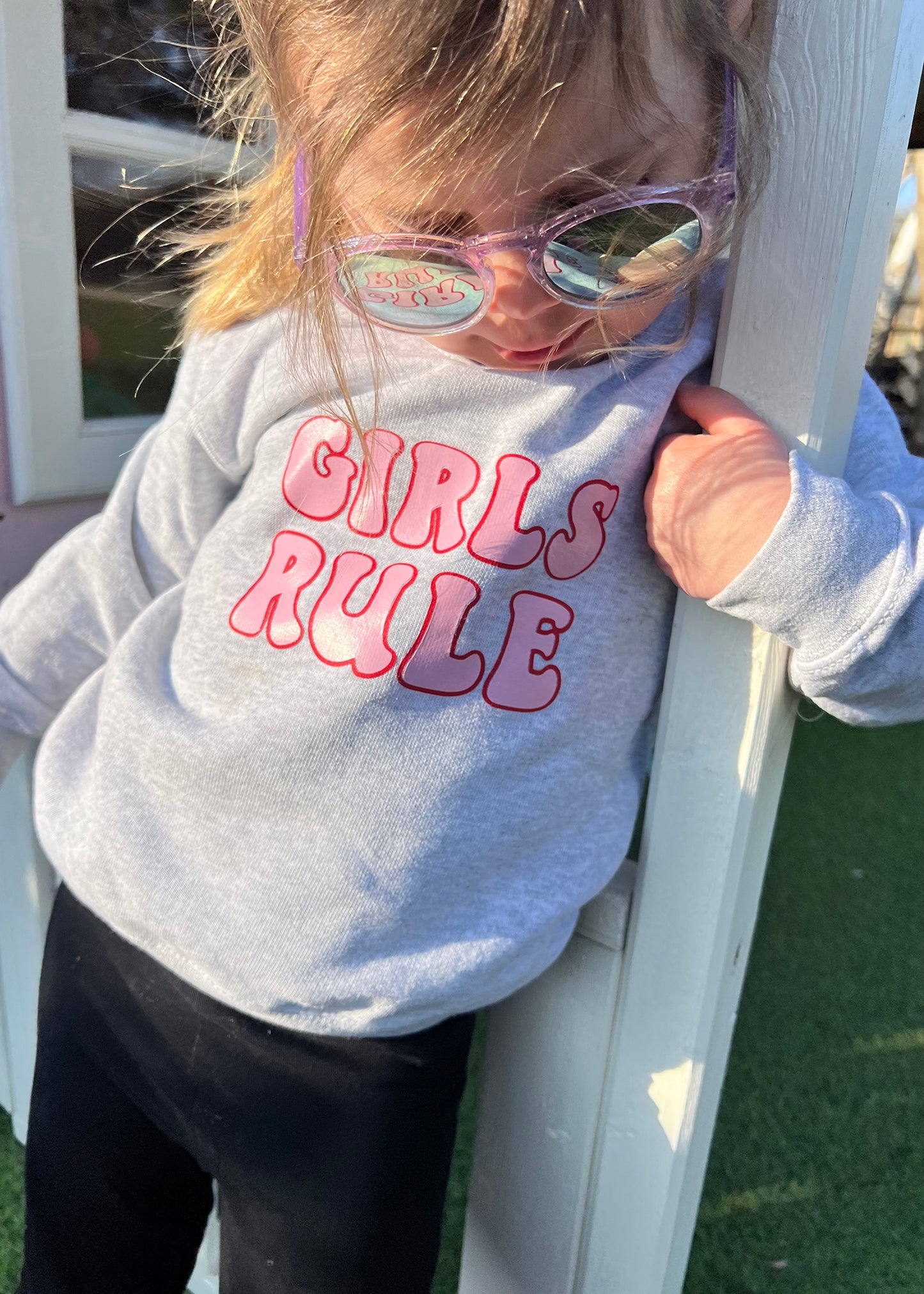 Kids Girls Rule Sweatshirt