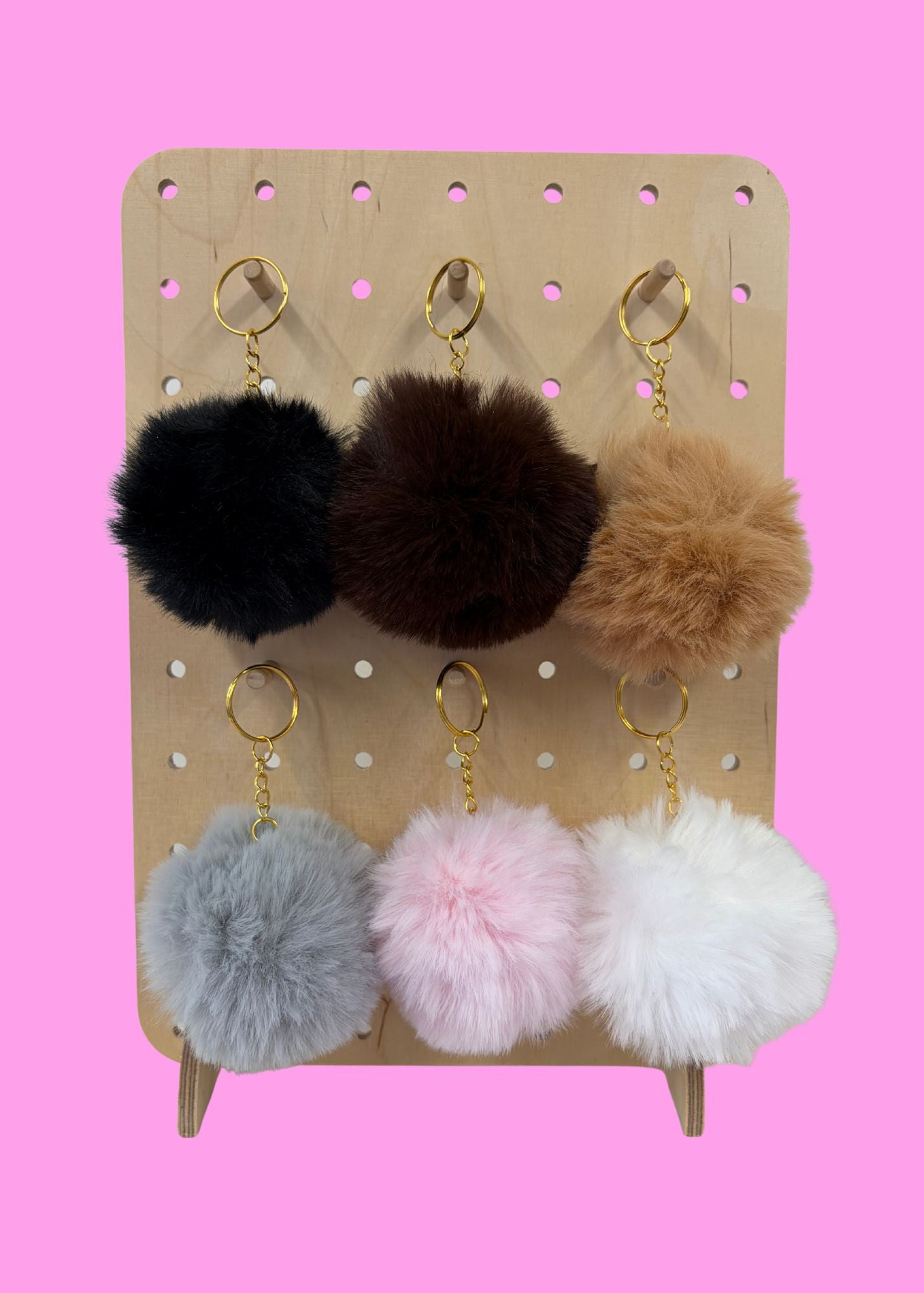 Pom Pom Keyring