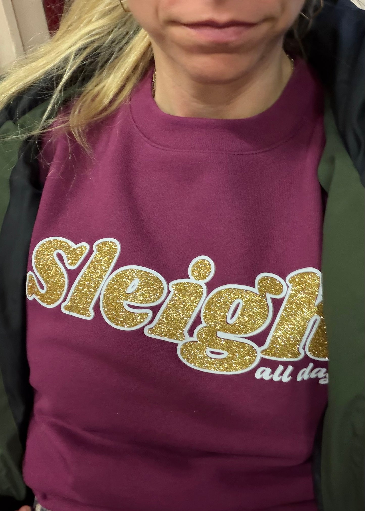 Adult Sleigh All Day Sweatshirt