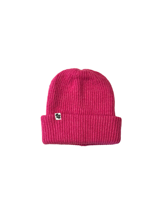 Adult Pink Thick Beanie