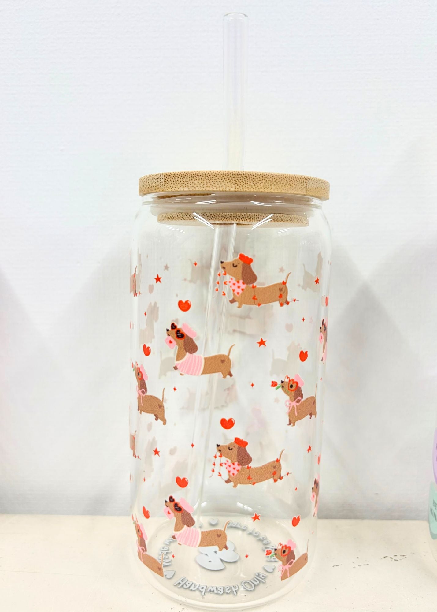 Sausage Dog Iced Coffee Cup